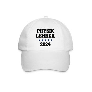 Physiklehrer 2024 Beruf Studium Lehramt Physik - Baseballkappe - Weiß/Weiß - Vorne