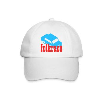 Folkrace - Baseballkappe - Weiß/Weiß - Vorne
