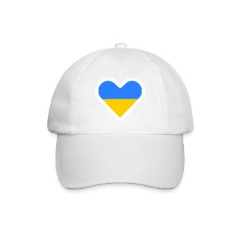 Ukraine - Baseballkappe - Weiß/Weiß - Vorne