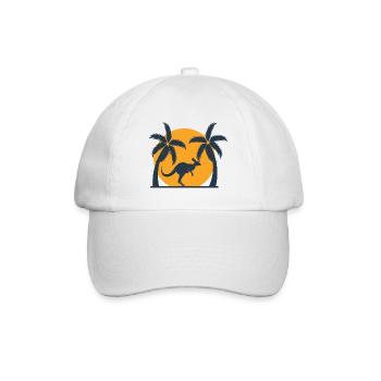 Känguru - Baseballkappe - Weiß/Weiß - Vorne