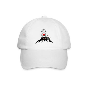 Bergziege - Baseballkappe - Weiß/Weiß - Vorne