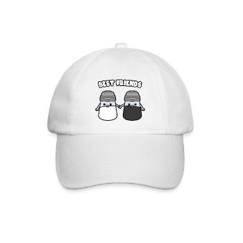 SALZ & PFEFFER - Baseballkappe - Weiß/Weiß - Vorne