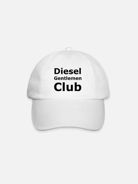 Die Diesel Fahrer - Baseballkappe - Weiß/Weiß