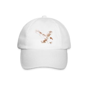 An eagle - Baseballkappe - Weiß/Weiß - Vorne