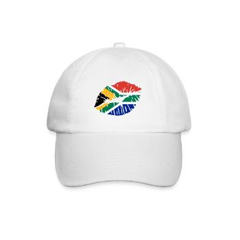 Südafrika - Baseballkappe - Weiß/Weiß - Vorne
