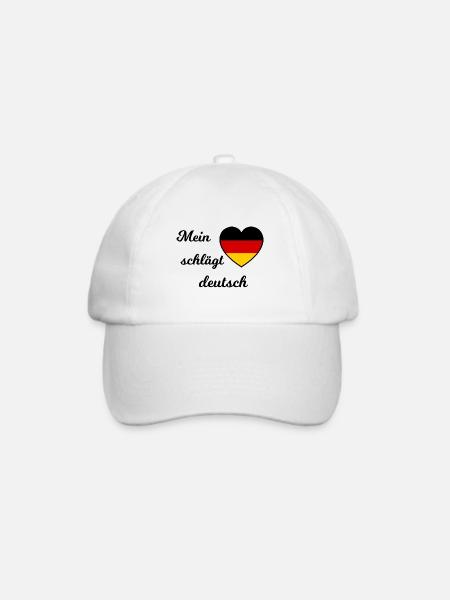 Ich liebe meine Heimat - Baseballkappe - Weiß/Weiß