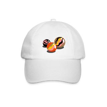 Murmeln - Baseballkappe - Weiß/Weiß - Vorne