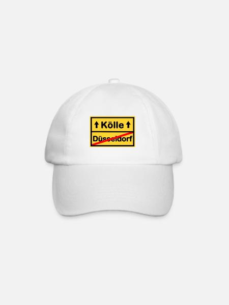 Daheim in Kölle - Baseballkappe - Weiß/Weiß