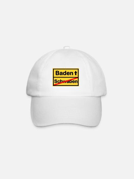Richtung Baden - Baseballkappe - Weiß/Weiß
