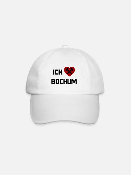 Die Bochum Fans - Baseballkappe - Weiß/Weiß