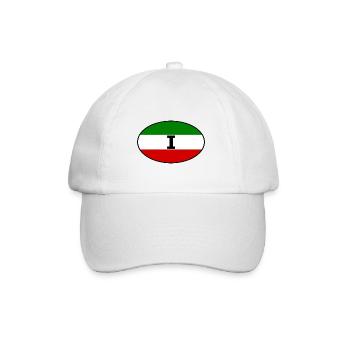Die Italiener aus dem Süden - Baseballkappe - Weiß/Weiß - Vorne