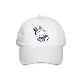 Puni-Hase Klee - Baseballkappe - Weiß/Weiß - Vorne