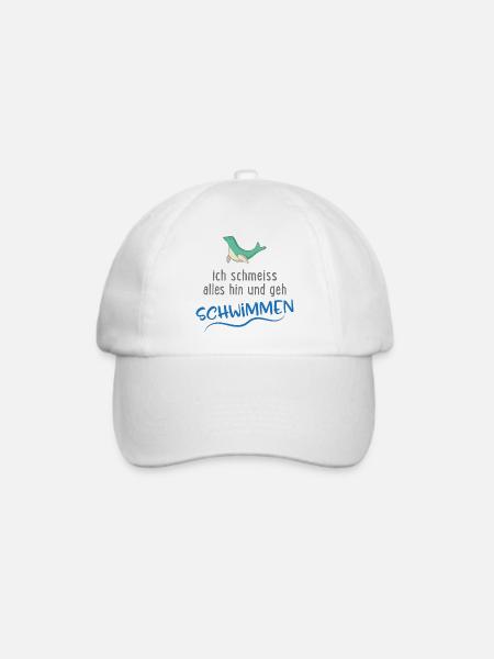 Schwimmen - Baseballkappe - Weiß/Weiß