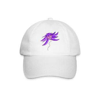 Kobold-Luftballon - Baseballkappe - Weiß/Weiß - Vorne