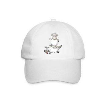 Sieg der Schafe - Baseballkappe - Weiß/Weiß - Vorne