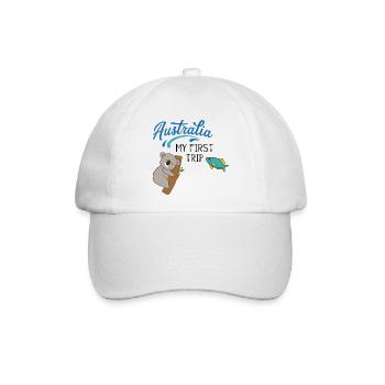 Australien - Baseballkappe - Weiß/Weiß - Vorne