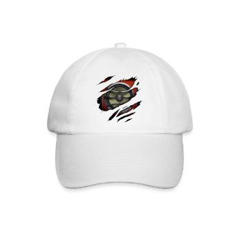 Lautsprecher 2 in mir - Baseballkappe - Weiß/Weiß - Vorne