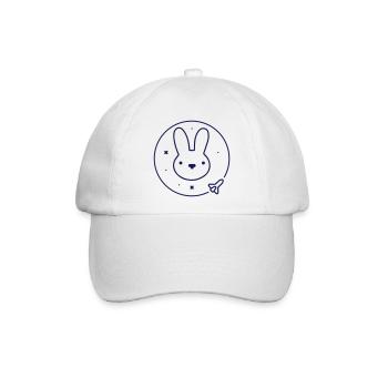 Space Bunny - To Venus And Beyond - Baseballkappe - Weiß/Weiß - Vorne