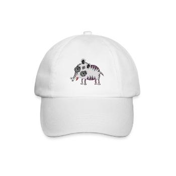 kleine Monster - Baseballkappe - Weiß/Weiß - Vorne