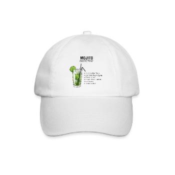 Mojito - Baseballkappe - Weiß/Weiß - Vorne
