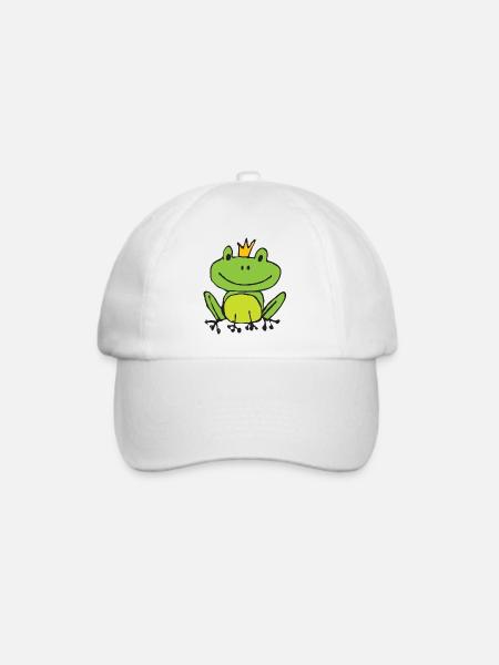 Frosch oder Prinz? - Baseballkappe - Weiß/Weiß