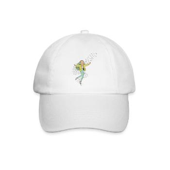 Musik - Baseballkappe - Weiß/Weiß - Vorne