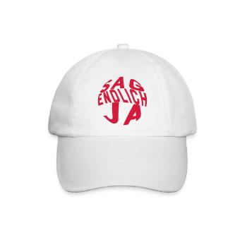 Heiratsantrag - Baseballkappe - Weiß/Weiß - Vorne