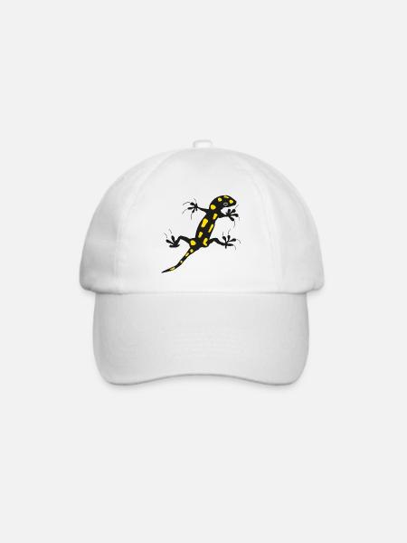 Feuersalamander - Baseballkappe - Weiß/Weiß