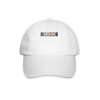 Monaco - Baseballkappe - Weiß/Weiß - Vorne