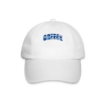 Greece - Baseballkappe - Weiß/Weiß - Vorne