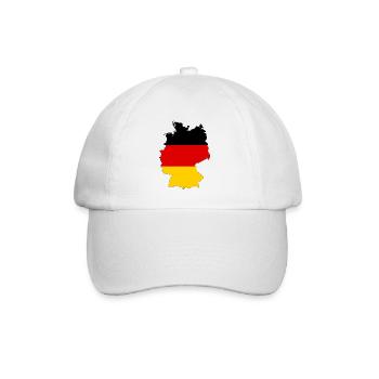 Deutschland Trikot - Baseballkappe - Weiß/Weiß - Vorne