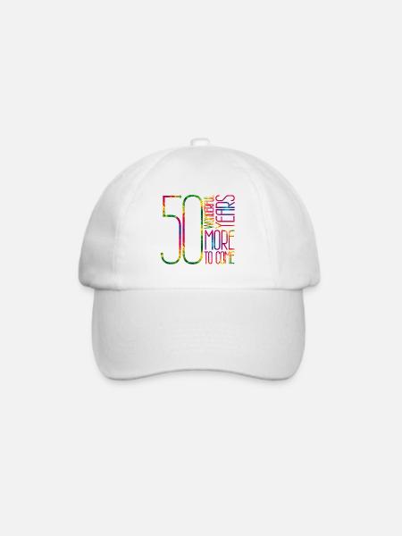 50 Wonderful Years, More To Come - Baseballkappe - Weiß/Weiß