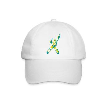 Hockey Torwart - Baseballkappe - Weiß/Weiß - Vorne