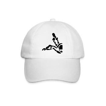 skydiver - Baseballkappe - Weiß/Weiß - Vorne