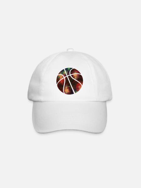 basketball galaxy - Baseballkappe - Weiß/Weiß