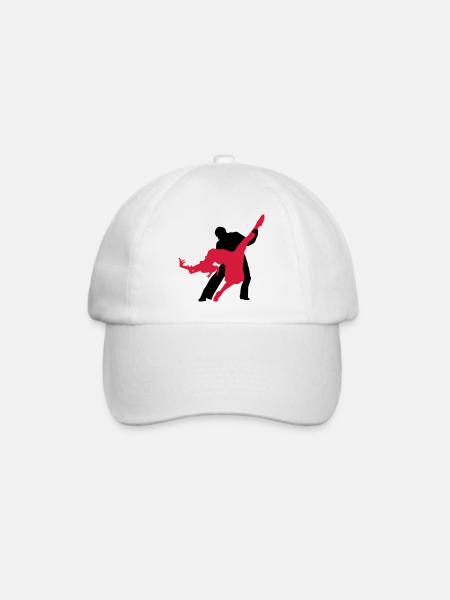 Tanzpaar - Baseballkappe - Weiß/Weiß