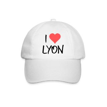 Lyon - Baseballkappe - Weiß/Weiß - Vorne