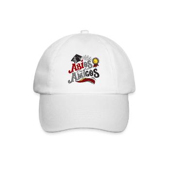 ABIOS AMIGOS. Abitur. Abschluss - Baseballkappe - Weiß/Weiß - Vorne
