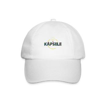 Käpsele Schwabe schwäbisch schwäbisches Geschenk - Baseballkappe - Weiß/Weiß - Vorne