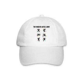 Boulder Klettern Bergsteigen Lustig Spruch Humor - Baseballkappe - Weiß/Weiß - Vorne