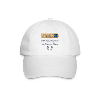 Jakobsweg - Baseballkappe - Weiß/Weiß - Vorne