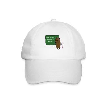 Lehrer - Baseballkappe - Weiß/Weiß - Vorne
