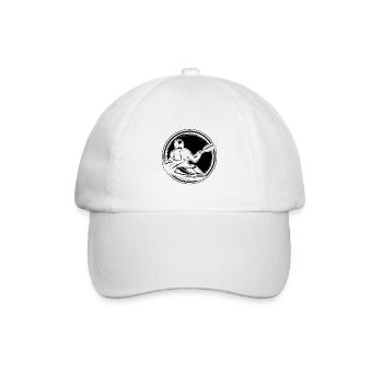 Kajak Kanu Paddeln | Paddler Wildwasser Geschenke - Baseballkappe - Weiß/Weiß - Vorne