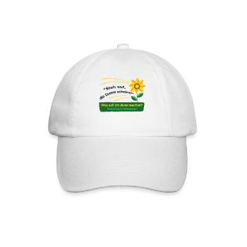 Langschläfer Aufwachen Morgenmuffel Lustig Sprüche - Baseballkappe - Weiß/Weiß - Vorne