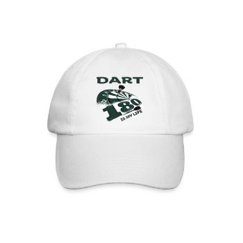 Dart Darts - Baseballkappe - Weiß/Weiß - Vorne