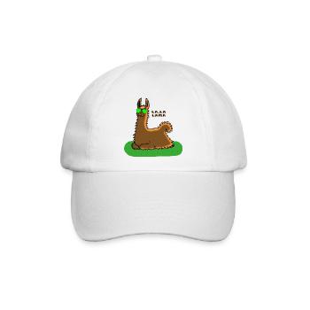lama - Baseballkappe - Weiß/Weiß - Vorne