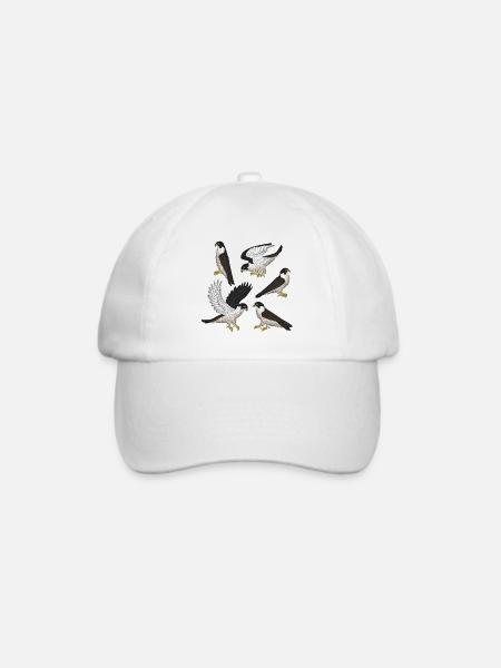 Wanderfalke Auswahl - Baseballkappe - Weiß/Weiß