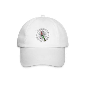 Compass - Baseballkappe - Weiß/Weiß - Vorne