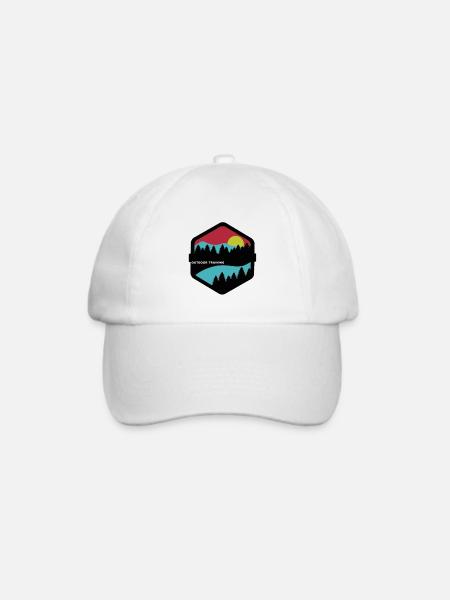 im Freien - Baseballkappe - Weiß/Weiß