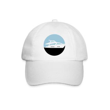 yacht - Baseballkappe - Weiß/Weiß - Vorne